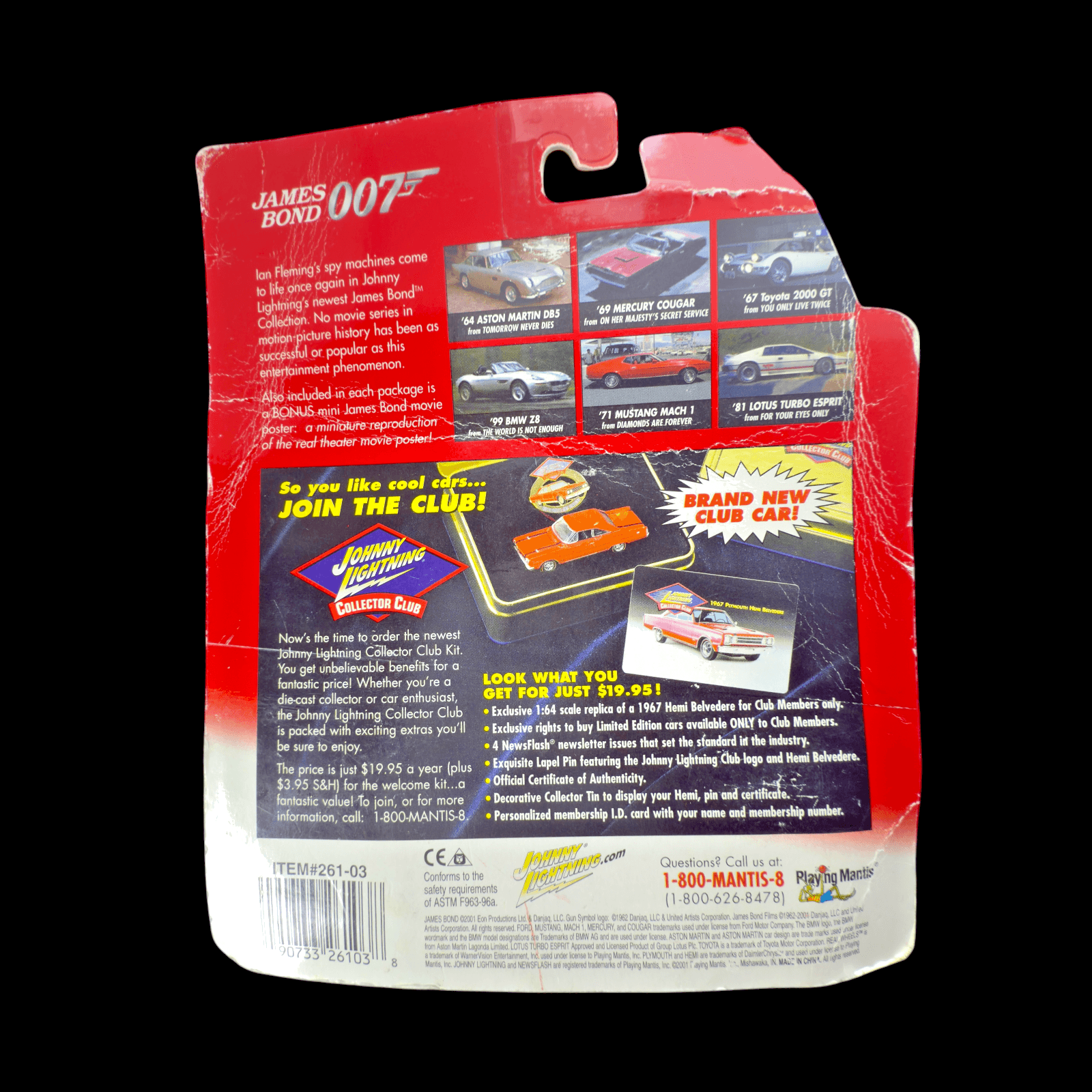 Johnny Lightning ~ ASTON MARTIN (DB5) ~ James Bond 007 ~ Diecast 1:64 - Thumbnail 2