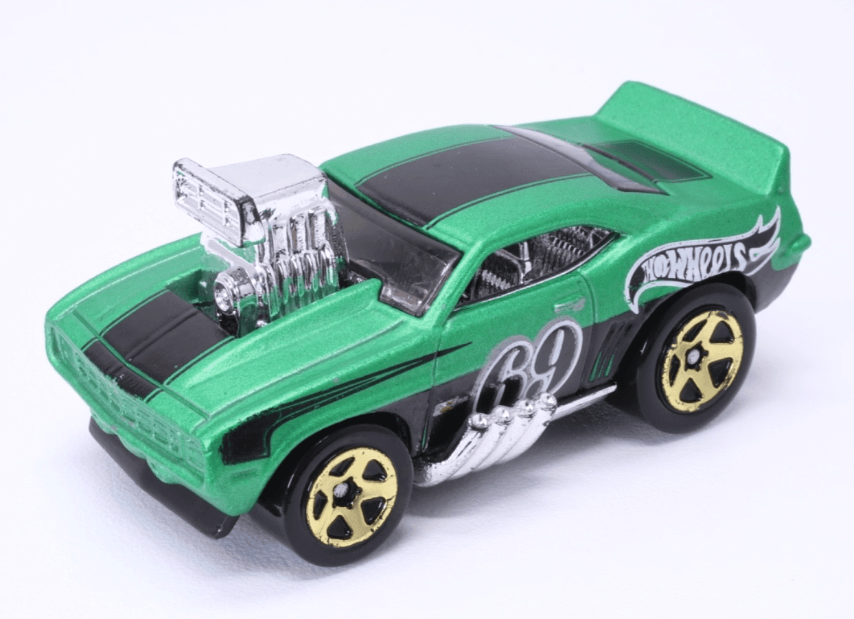 2017 Hot Wheels - 1969 CAMARO Z28 ~ Collector # 171/365 ~ Tooned 3/10 Diecast - Thumbnail 2