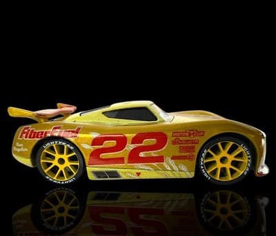 Disney Pixar Cars NASCAR Gogo Logano #22 Fiber Fuel Mattel