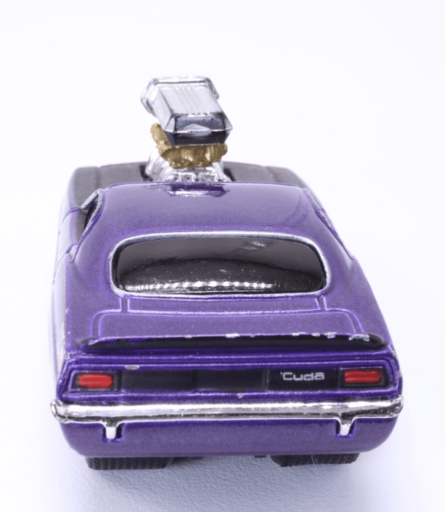 Muscle Machines Funline ~ 1970 PLYMOUTH CUDA ~ 1:64 Plum Crazy Purple Diecast - Thumbnail 7