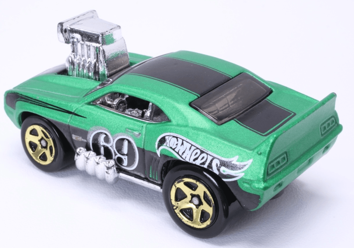 2017 Hot Wheels - 1969 CAMARO Z28 ~ Collector # 171/365 ~ Tooned 3/10 Diecast - Thumbnail 6