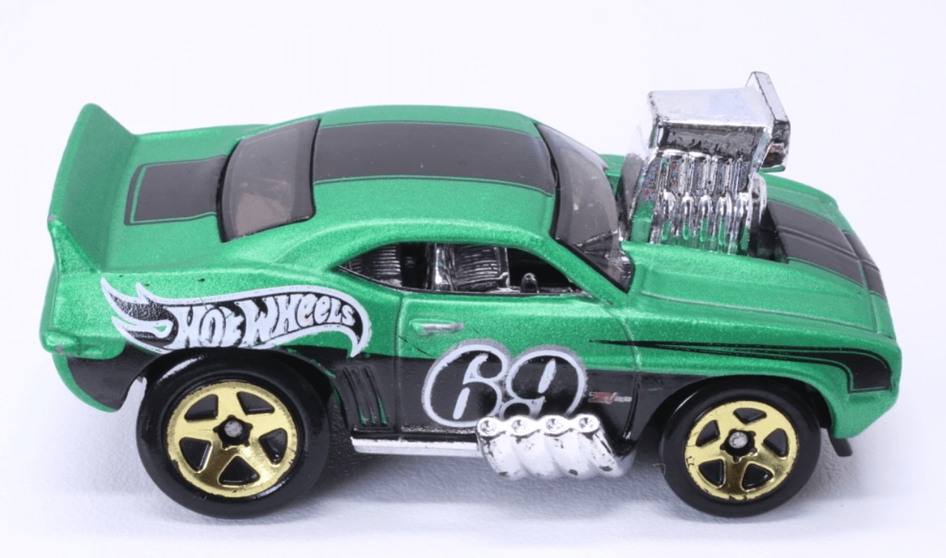 2017 Hot Wheels - 1969 CAMARO Z28 ~ Collector # 171/365 ~ Tooned 3/10 Diecast - Thumbnail 11
