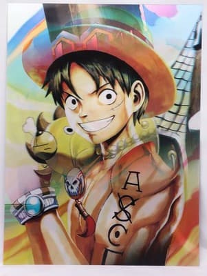 One Piece Lenticular 3D Art 15 1/2 X 11 1/2 Luffy Anime Inspired Print