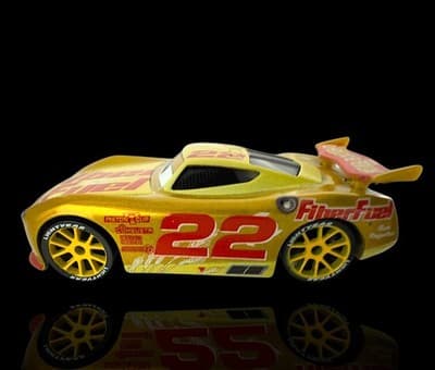 Disney Pixar Cars NASCAR Gogo Logano #22 Fiber Fuel Mattel - Thumbnail 2