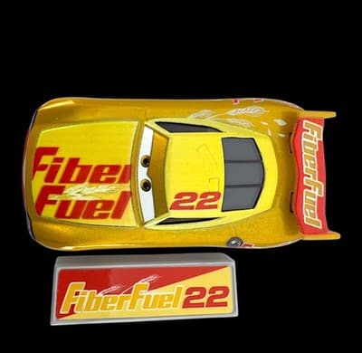 Disney Pixar Cars NASCAR Gogo Logano #22 Fiber Fuel Mattel - Thumbnail 7