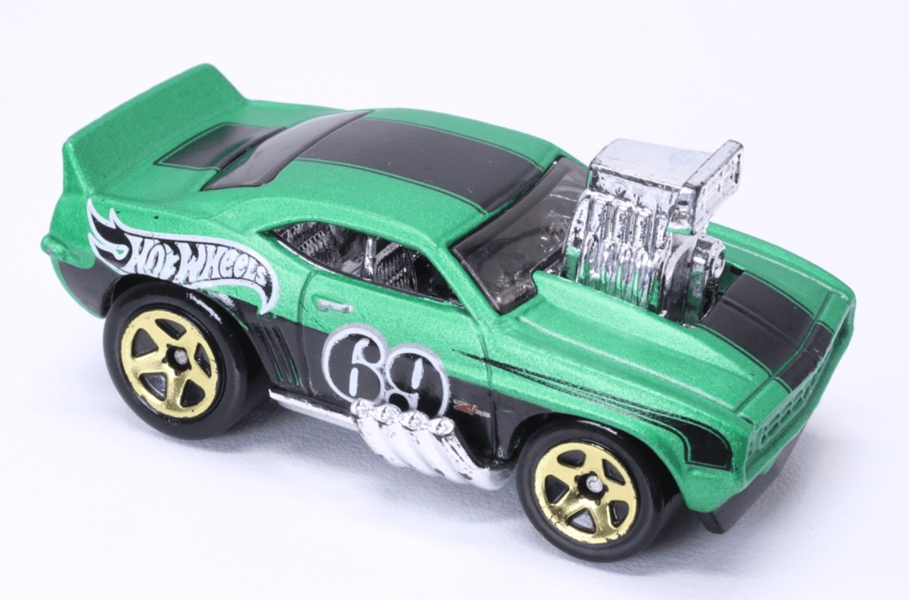 2017 Hot Wheels - 1969 CAMARO Z28 ~ Collector # 171/365 ~ Tooned 3/10 Diecast