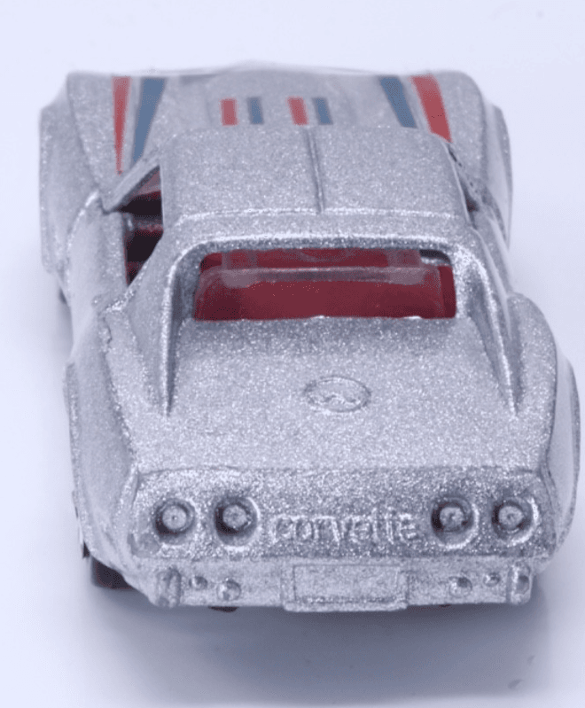 Yat Ming ~ CORVETTE STINGRAY ~ #1065 Hong Kong Diecast Car Silver - Thumbnail 11