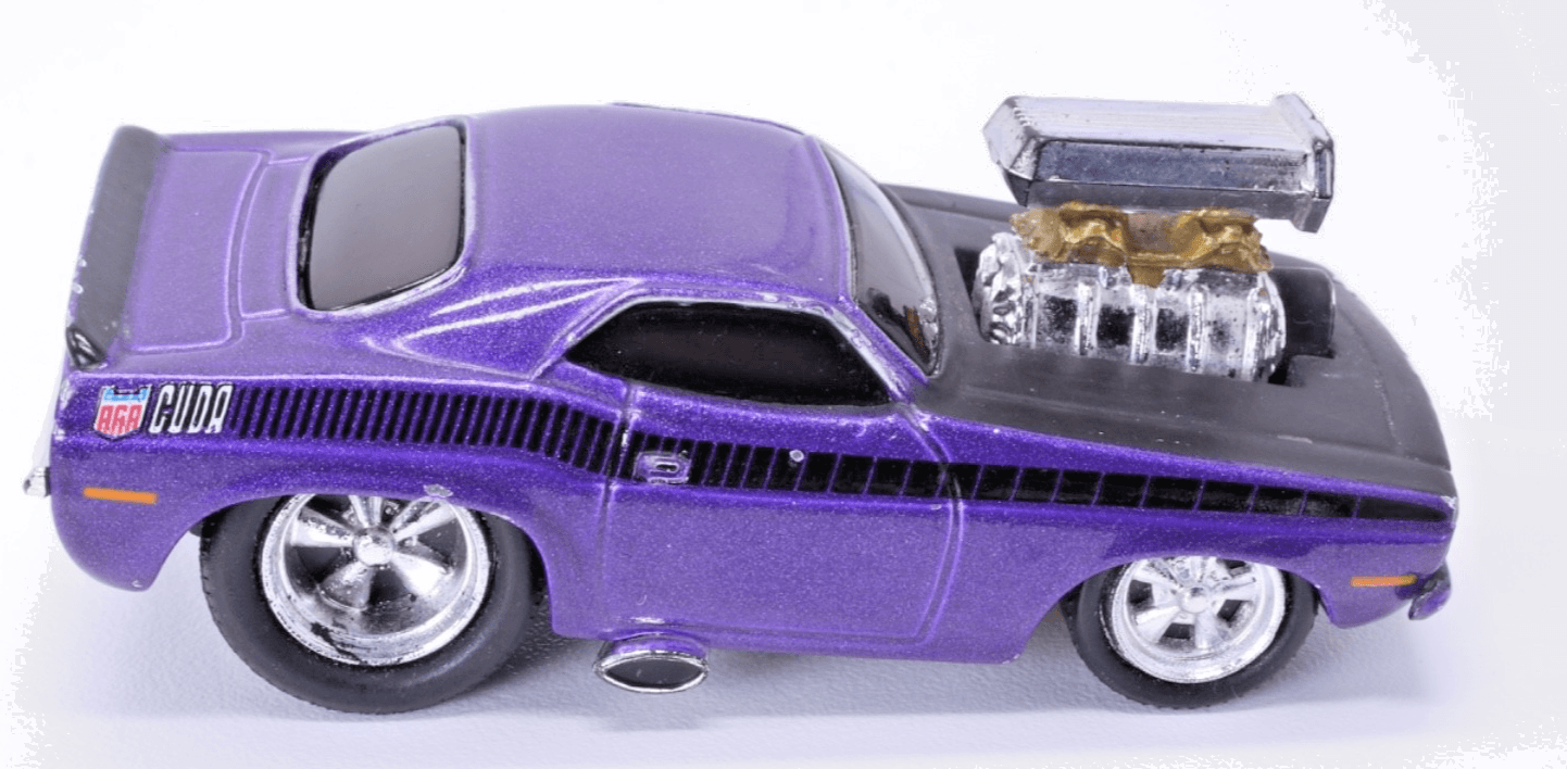 Muscle Machines Funline ~ 1970 PLYMOUTH CUDA ~ 1:64 Plum Crazy Purple Diecast - Thumbnail 11