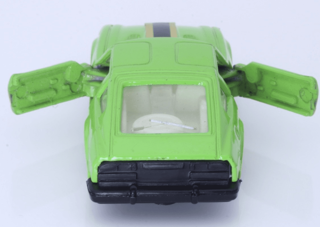 Unbranded ~ 1980s NISSAN FAIRLADY / 280Z-T DATSUN ~ 1/64 Diecast Lime Green HK - Thumbnail 11