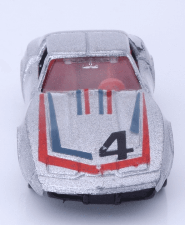 Yat Ming ~ CORVETTE STINGRAY ~ #1065 Hong Kong Diecast Car Silver - Thumbnail 12