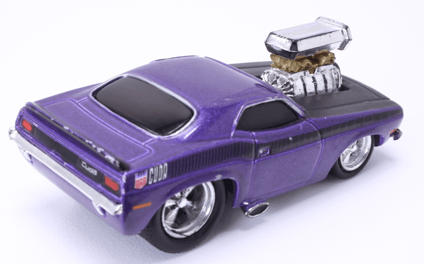 Muscle Machines Funline ~ 1970 PLYMOUTH CUDA ~ 1:64 Plum Crazy Purple Diecast - Thumbnail 5