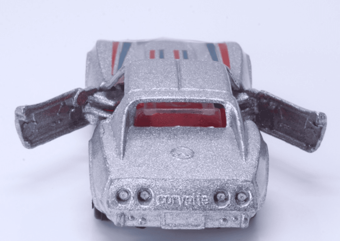 Yat Ming ~ CORVETTE STINGRAY ~ #1065 Hong Kong Diecast Car Silver - Thumbnail 9