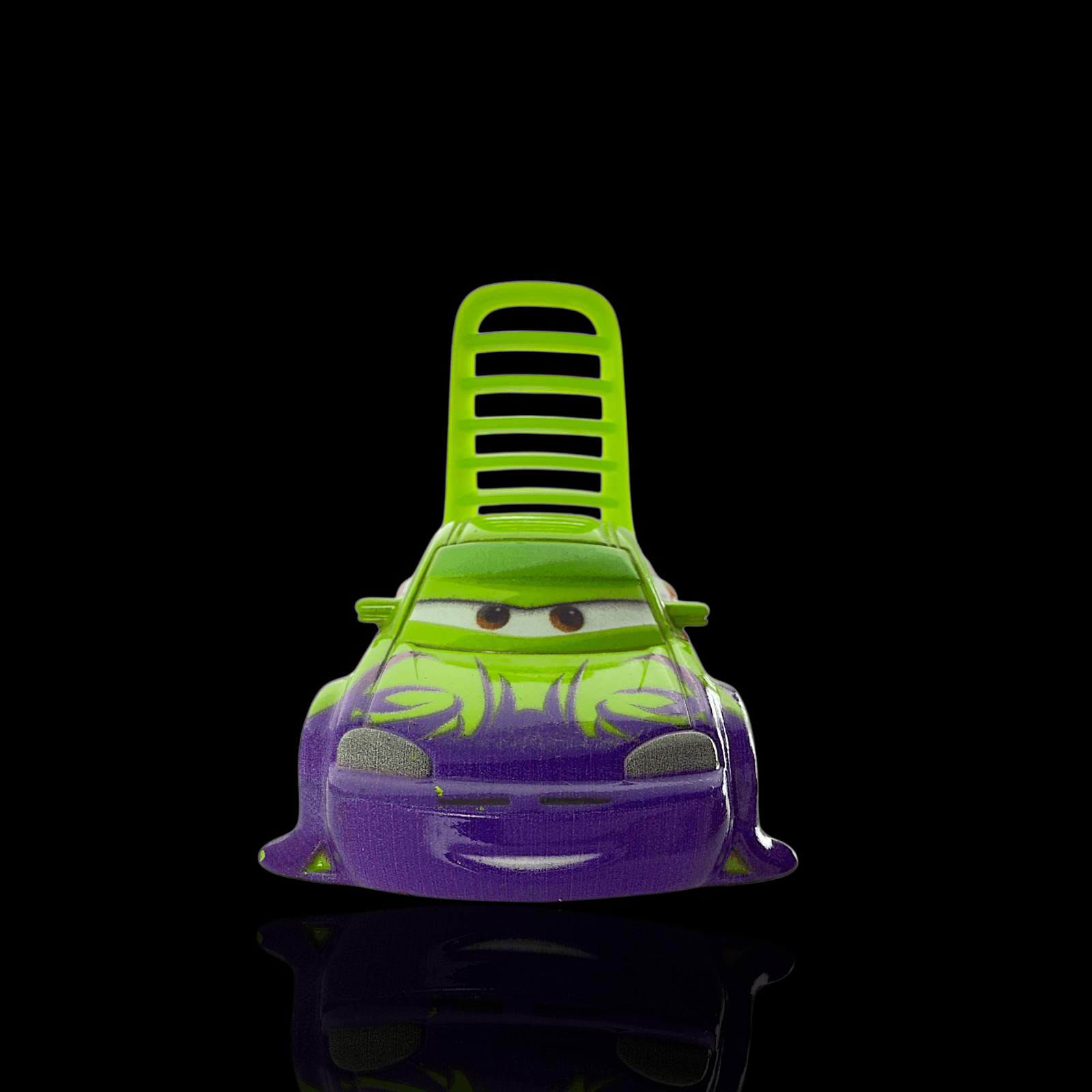 Disney Pixar Cars Wingo Tuners Diecast 1:55 Green Flames Spoiler Mattel - Thumbnail 3