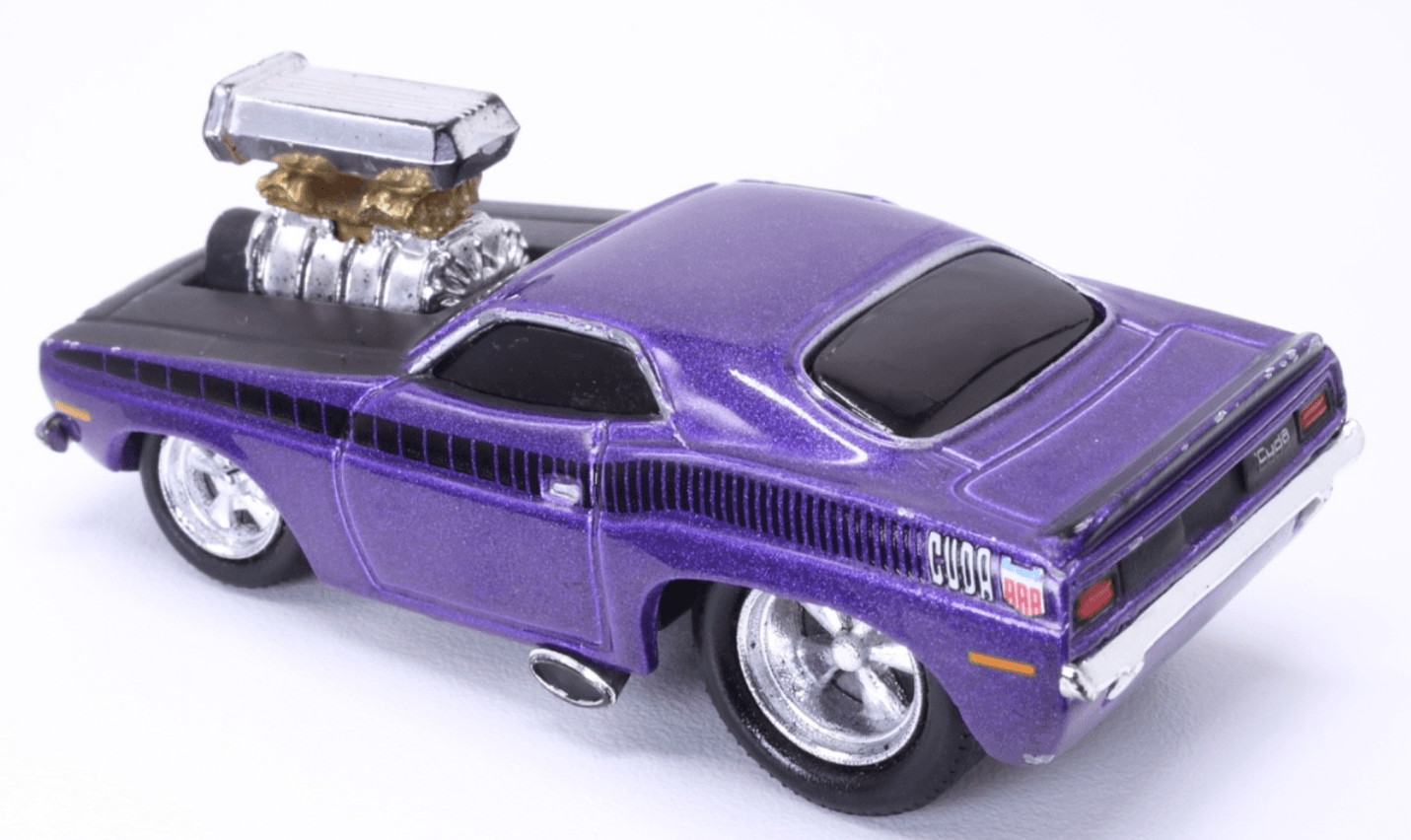 Muscle Machines Funline ~ 1970 PLYMOUTH CUDA ~ 1:64 Plum Crazy Purple Diecast - Thumbnail 6