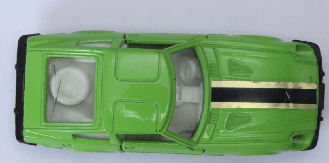 Unbranded ~ 1980s NISSAN FAIRLADY / 280Z-T DATSUN ~ 1/64 Diecast Lime Green HK - Thumbnail 13