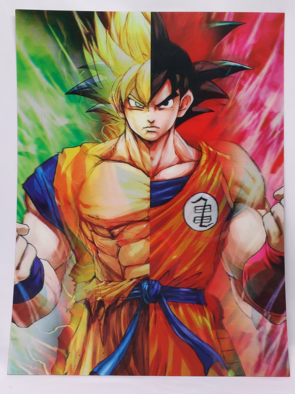 3D Lenticular Poster 3-in-1 SSJ4 GOKU