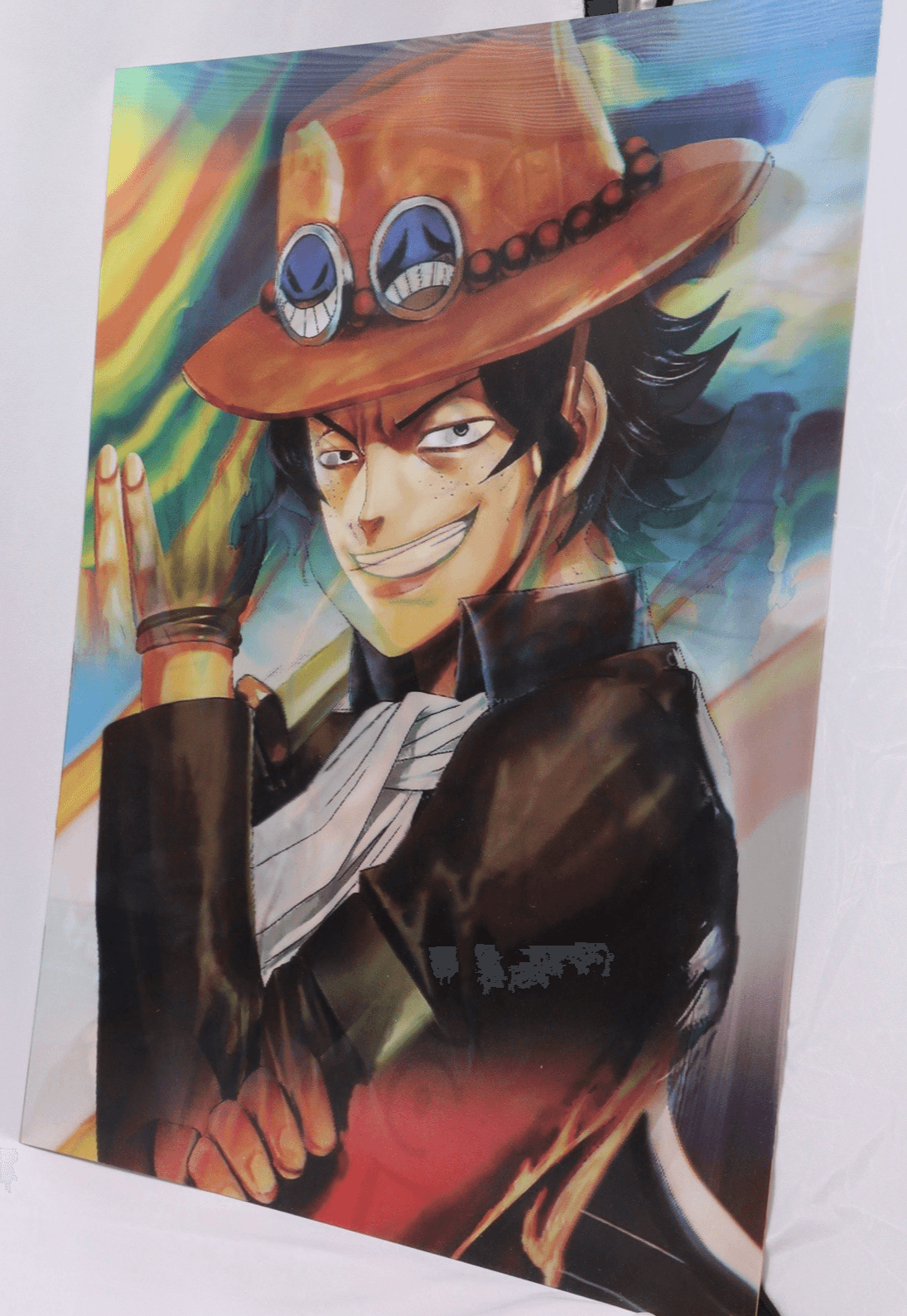 One Piece Lenticular 3D Art 15 1/2 X 11 1/2 Luffy Anime Inspired Print - Thumbnail 2