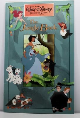 Walt Disney Treasure Chest 4 LARGE Story Books 1991 - Thumbnail 4