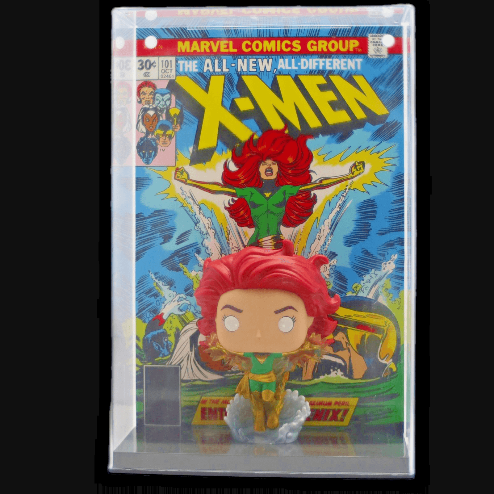 Funko POP ~ Marvel Comic Covers X-Men #101 Phoenix #33 Figure w/ Case