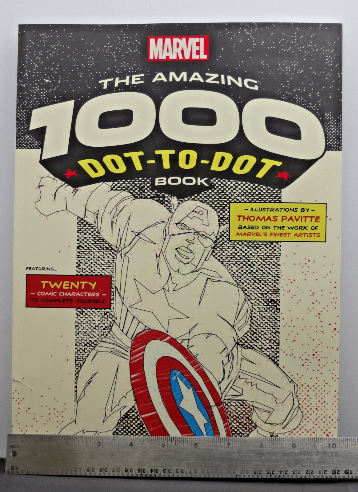 2016 Marvel: The Amazing 1000 Dot-to-Dot Book ~ Thomas Pavitte 20 Characters - Thumbnail 2