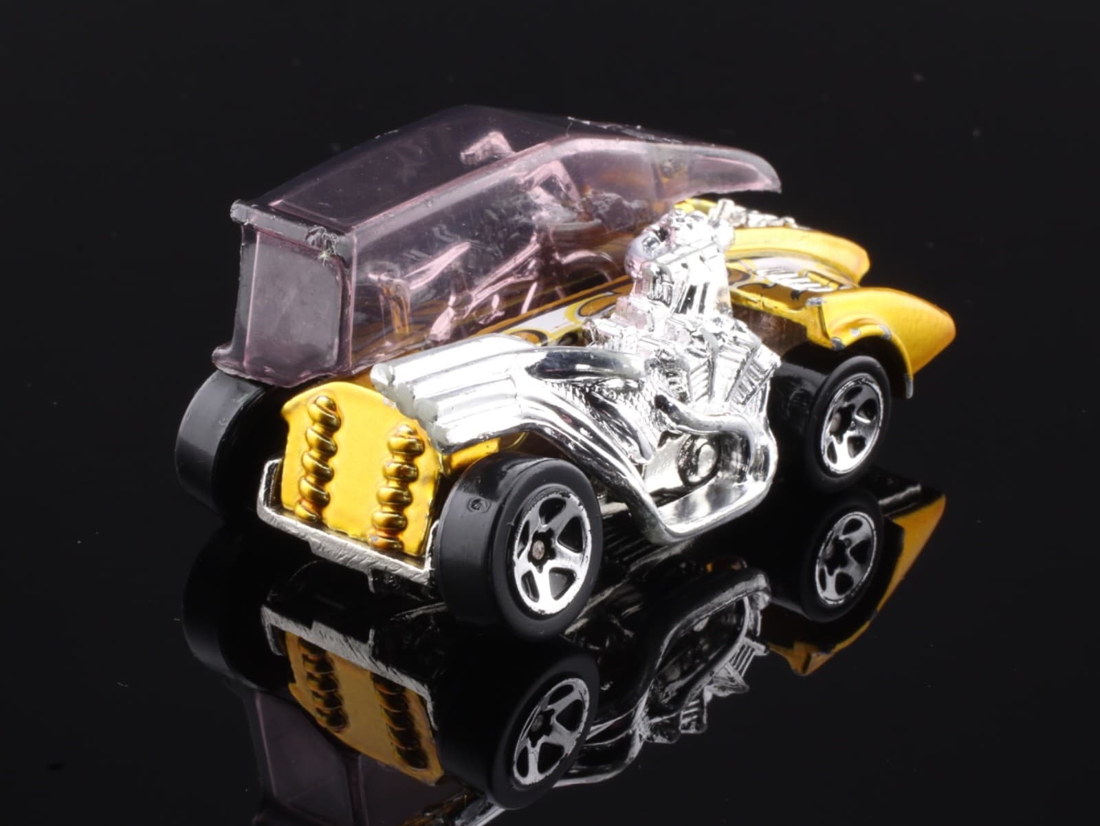 VINTAGE Hot Wheels First Editions ~ 1999 MOTOR PSYCHO POPCYCLE ~ Diecast 1:64 - Thumbnail 5