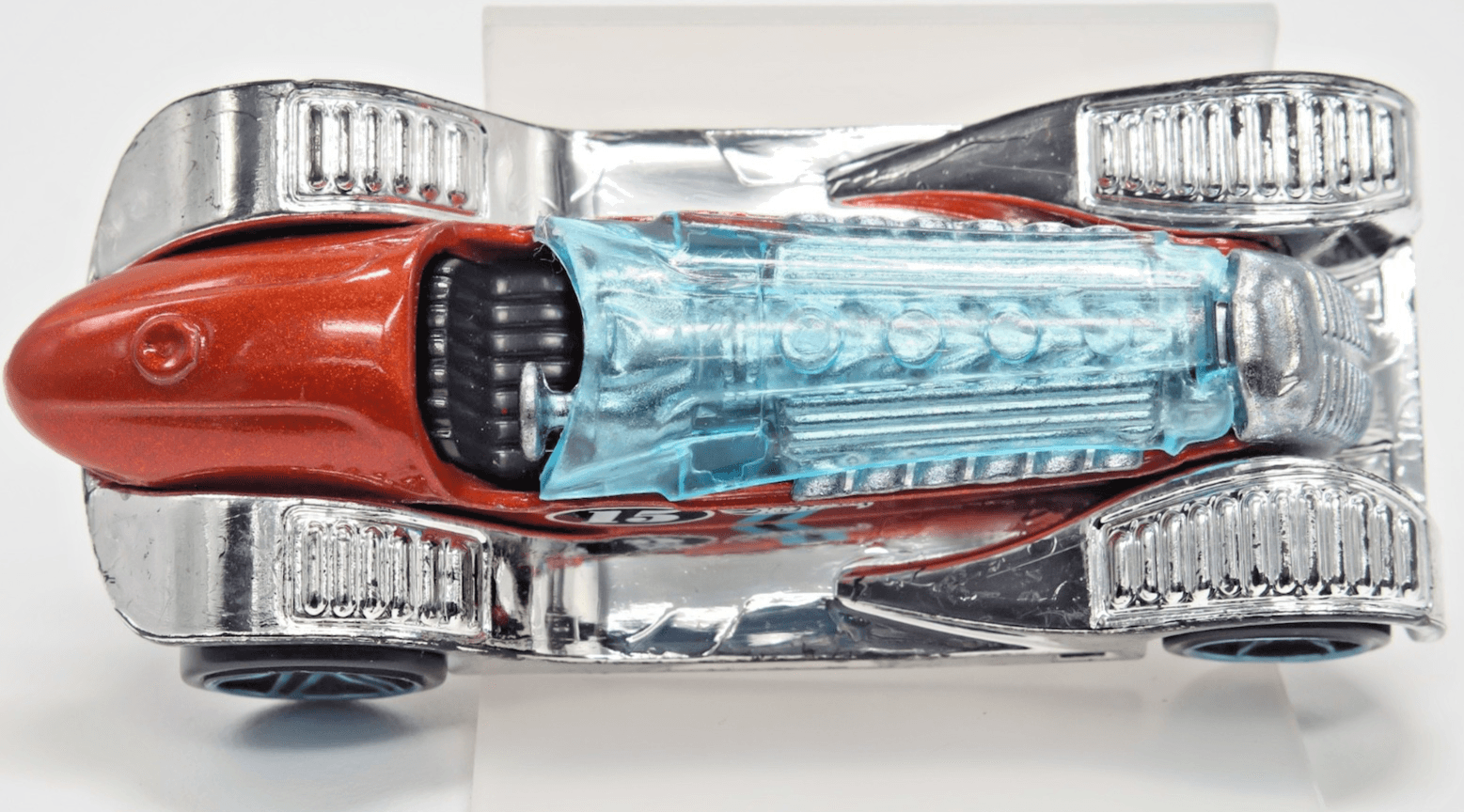 Hot Wheels ~ BRIT SPEED ~ Red Silver Diecast 1:64 Car - Thumbnail 7