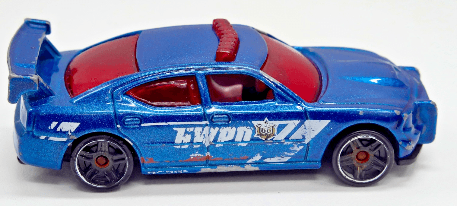 2016 Hot Wheels Police Department ~ DODGE CHARGER DRIFT ~ Diecast 1:64 - Thumbnail 3