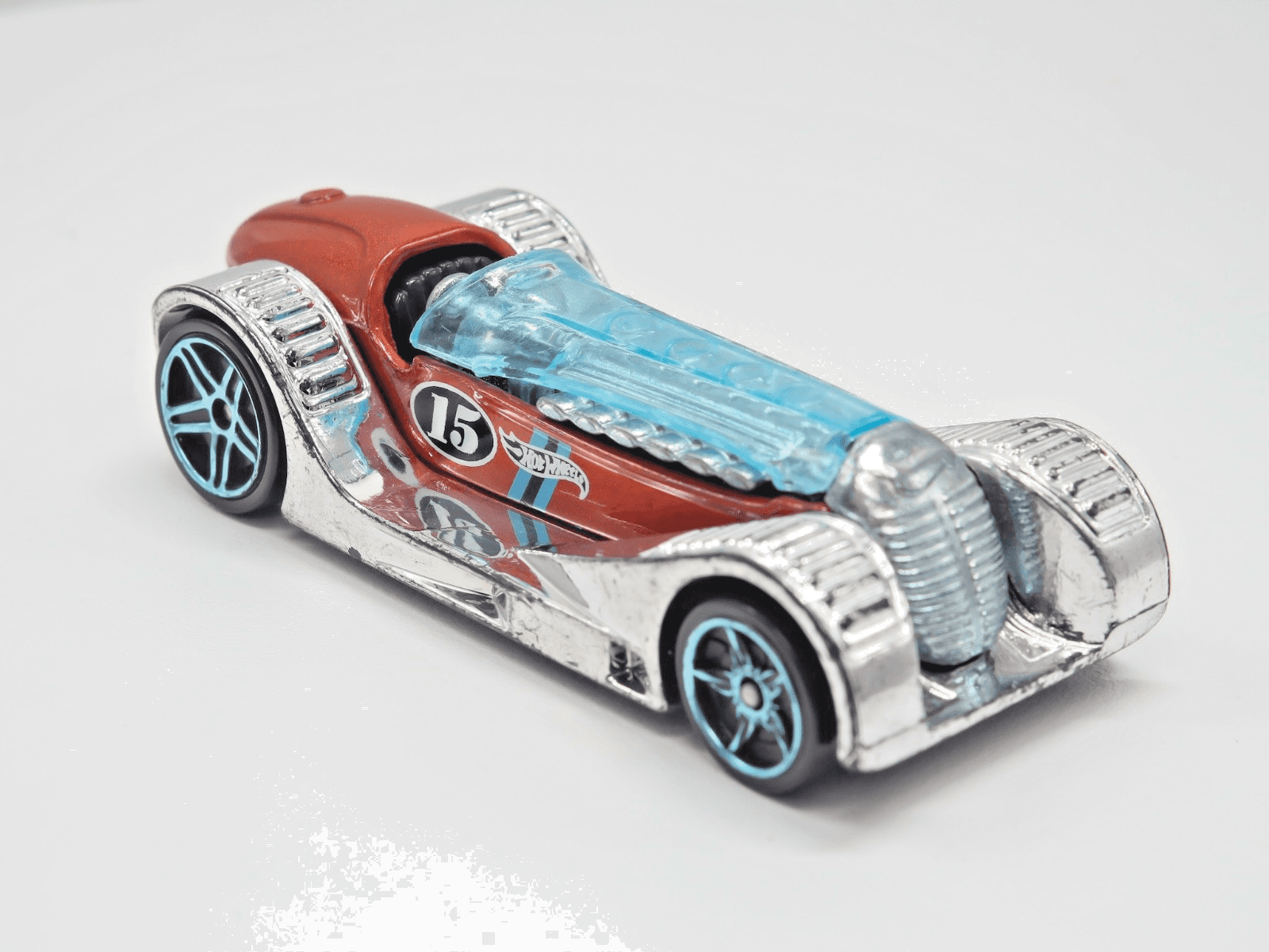 Hot Wheels ~ BRIT SPEED ~ Red Silver Diecast 1:64 Car