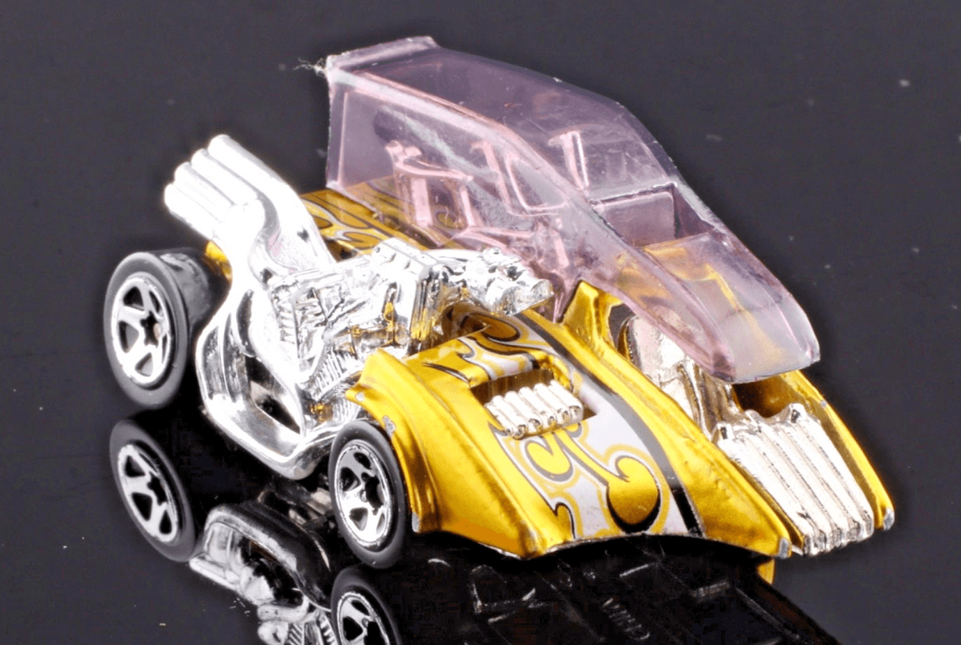 VINTAGE Hot Wheels First Editions ~ 1999 MOTOR PSYCHO POPCYCLE ~ Diecast 1:64