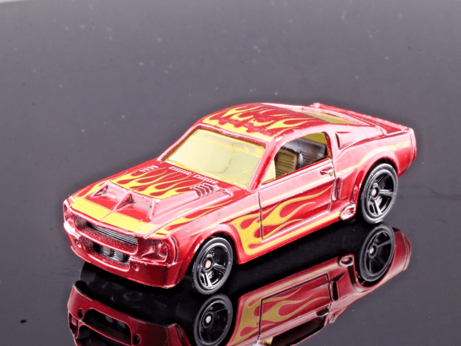 2019 Hot Wheels Flames ~ 1967 SHELBY GT-500 (10/10) ~ Collector # 33/250 - Thumbnail 10