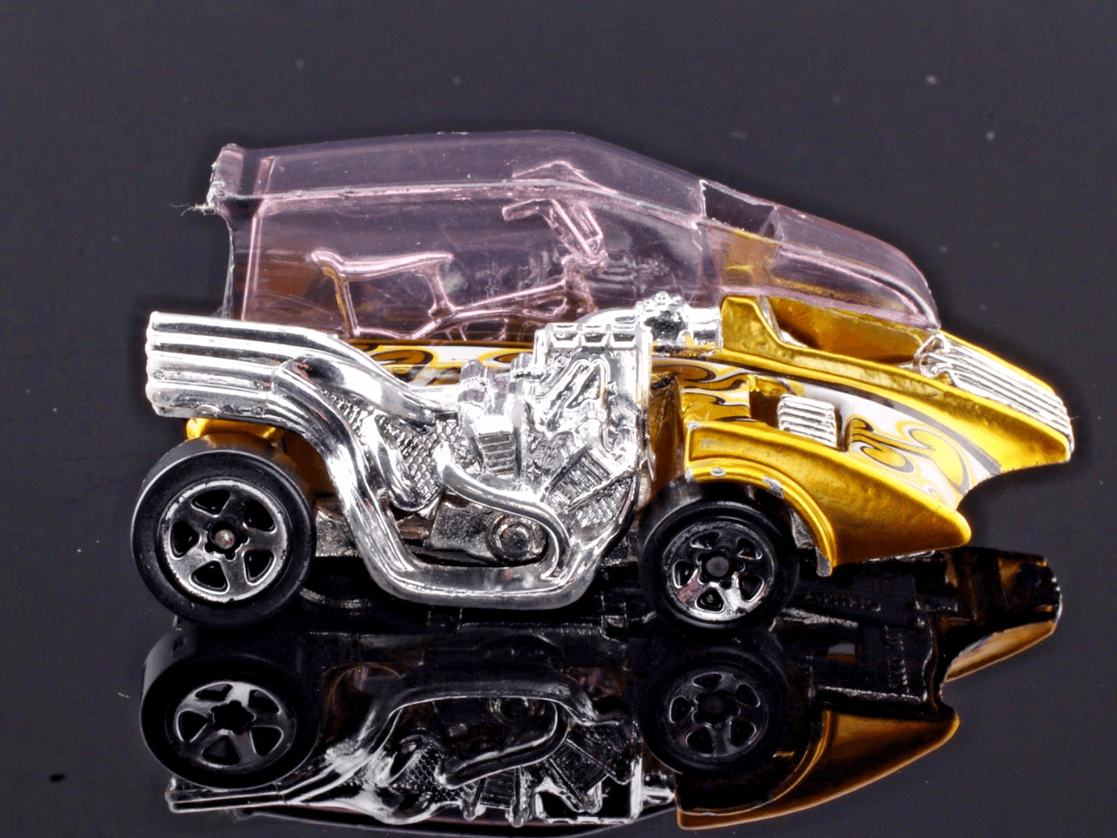 VINTAGE Hot Wheels First Editions ~ 1999 MOTOR PSYCHO POPCYCLE ~ Diecast 1:64 - Thumbnail 2