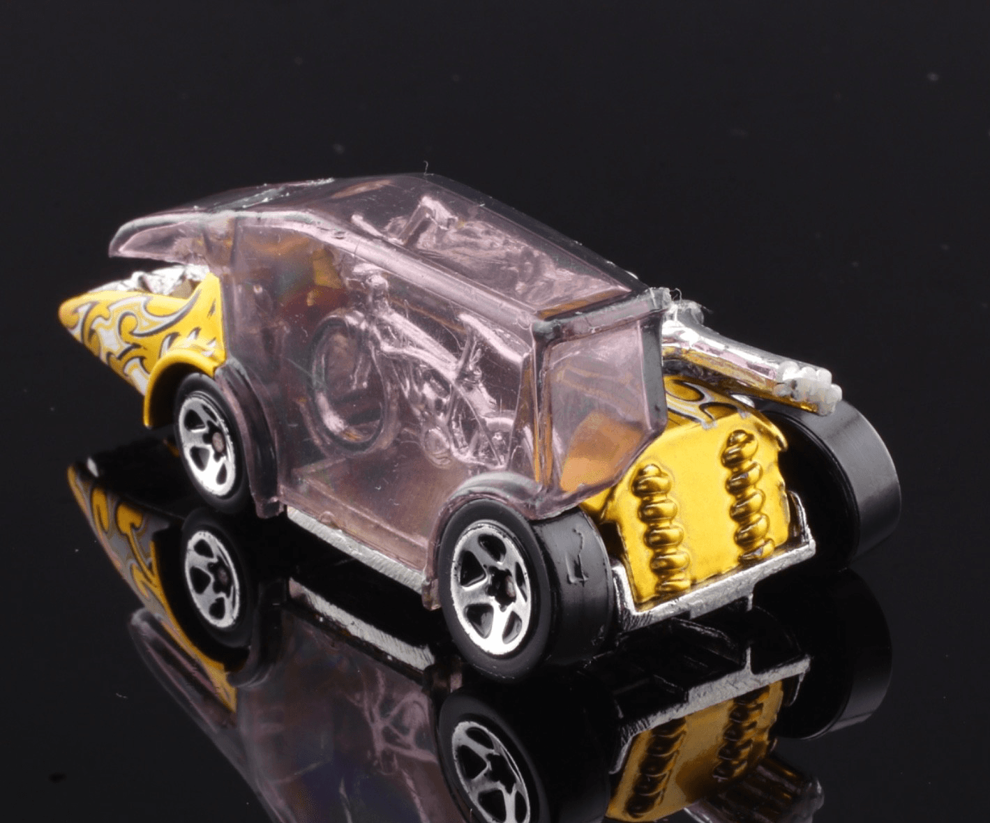 VINTAGE Hot Wheels First Editions ~ 1999 MOTOR PSYCHO POPCYCLE ~ Diecast 1:64 - Thumbnail 4