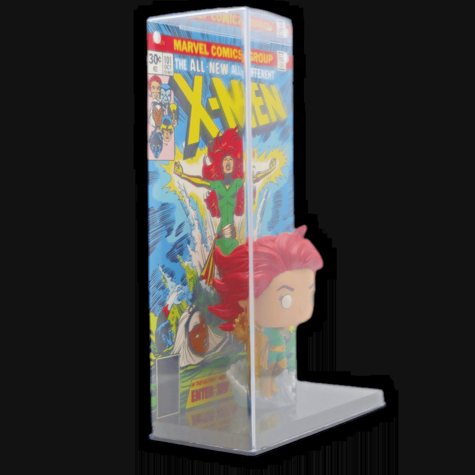 Funko POP ~ Marvel Comic Covers X-Men #101 Phoenix #33 Figure w/ Case - Thumbnail 4