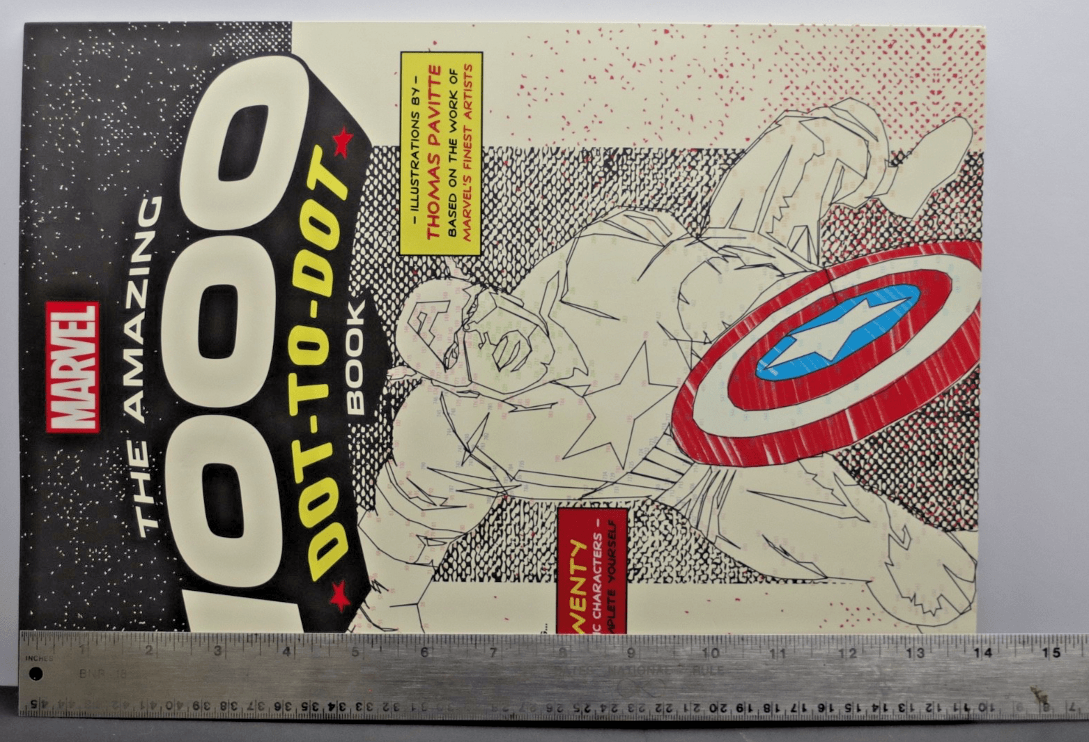 2016 Marvel: The Amazing 1000 Dot-to-Dot Book ~ Thomas Pavitte 20 Characters - Thumbnail 6