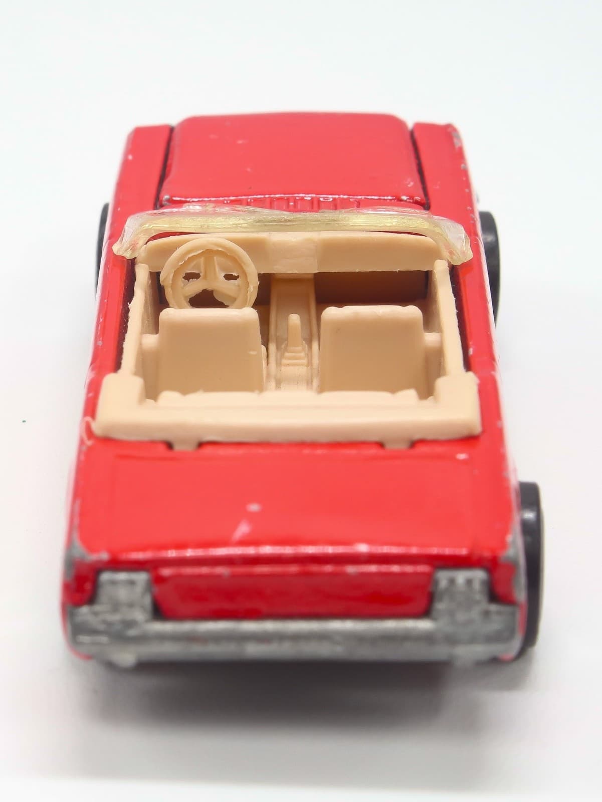 VINTAGE...Hot Wheels ~ 1965 FORD MUSTANG CONVERTIBLE ~ Red 1/64 Diecast - Thumbnail 9