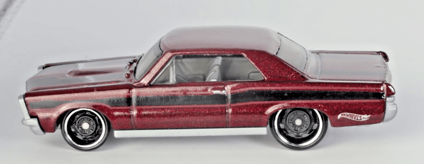 2021 Hot Wheels 1965 PONTIAC GTO ~ Multi-Pack Exclusive ~ Maroon 1/64 - Thumbnail 7