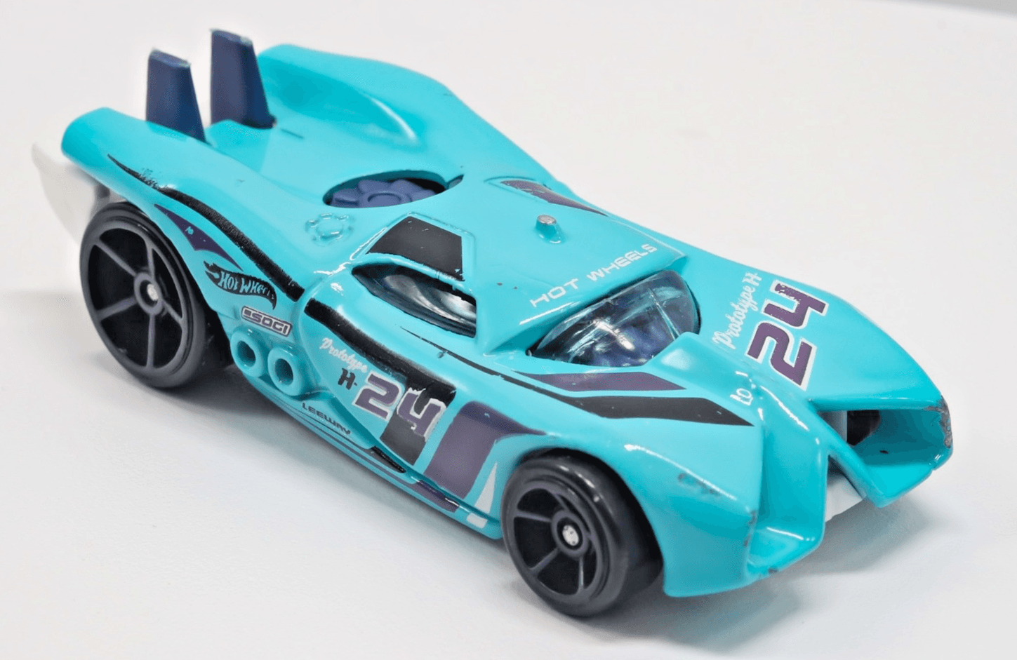 2019 Hot Wheels Muitipack Exclusive ~ PROTOTYPE H-24 ~ Aqua Blue Diecast 1/64