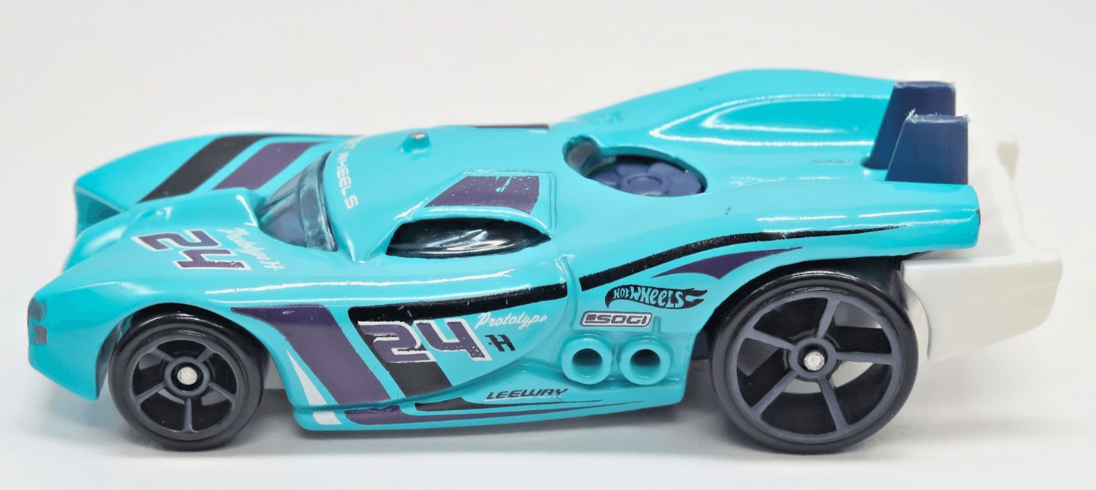 2019 Hot Wheels Muitipack Exclusive ~ PROTOTYPE H-24 ~ Aqua Blue Diecast 1/64 - Thumbnail 4