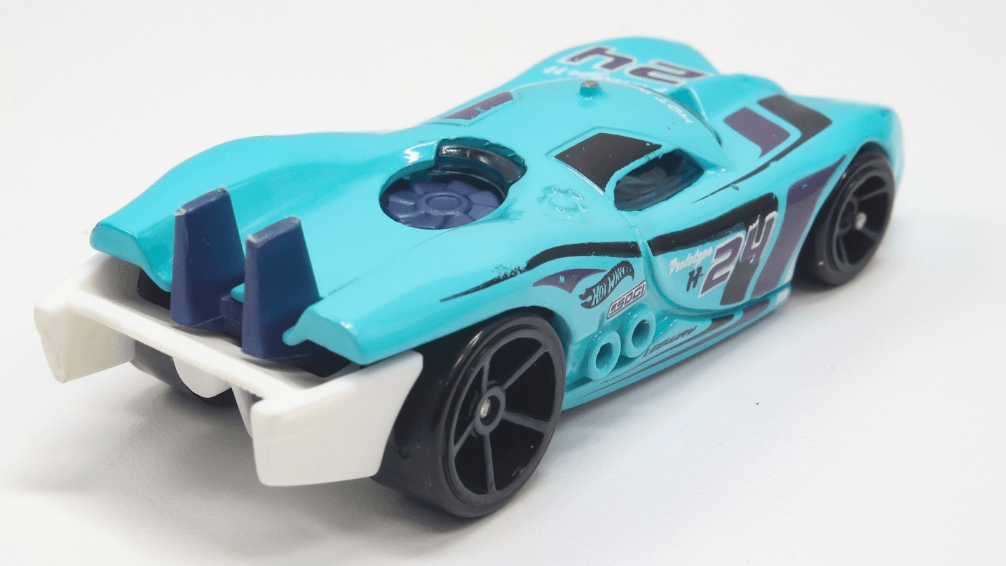 2019 Hot Wheels Muitipack Exclusive ~ PROTOTYPE H-24 ~ Aqua Blue Diecast 1/64 - Thumbnail 5
