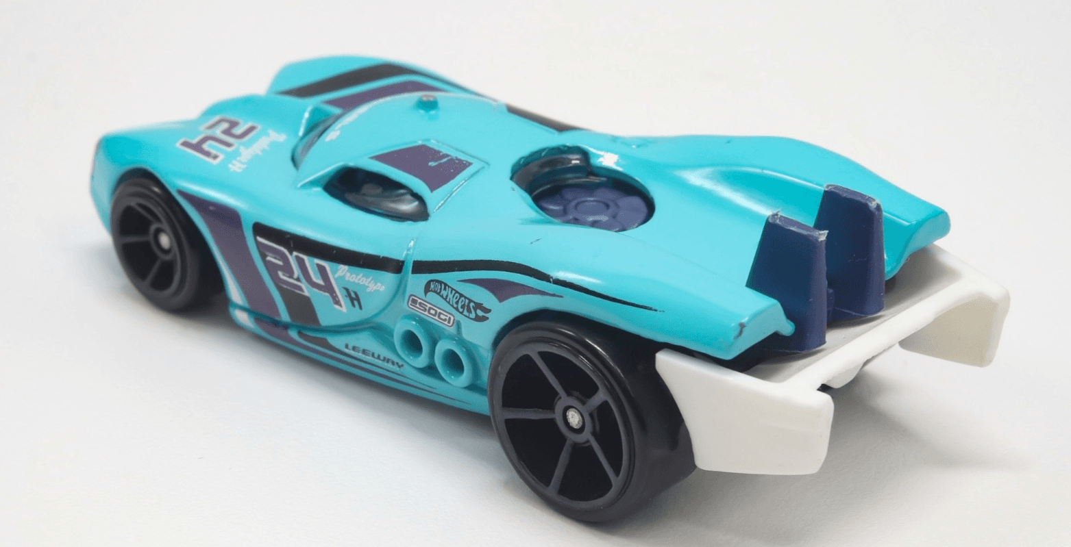 2019 Hot Wheels Muitipack Exclusive ~ PROTOTYPE H-24 ~ Aqua Blue Diecast 1/64 - Thumbnail 6
