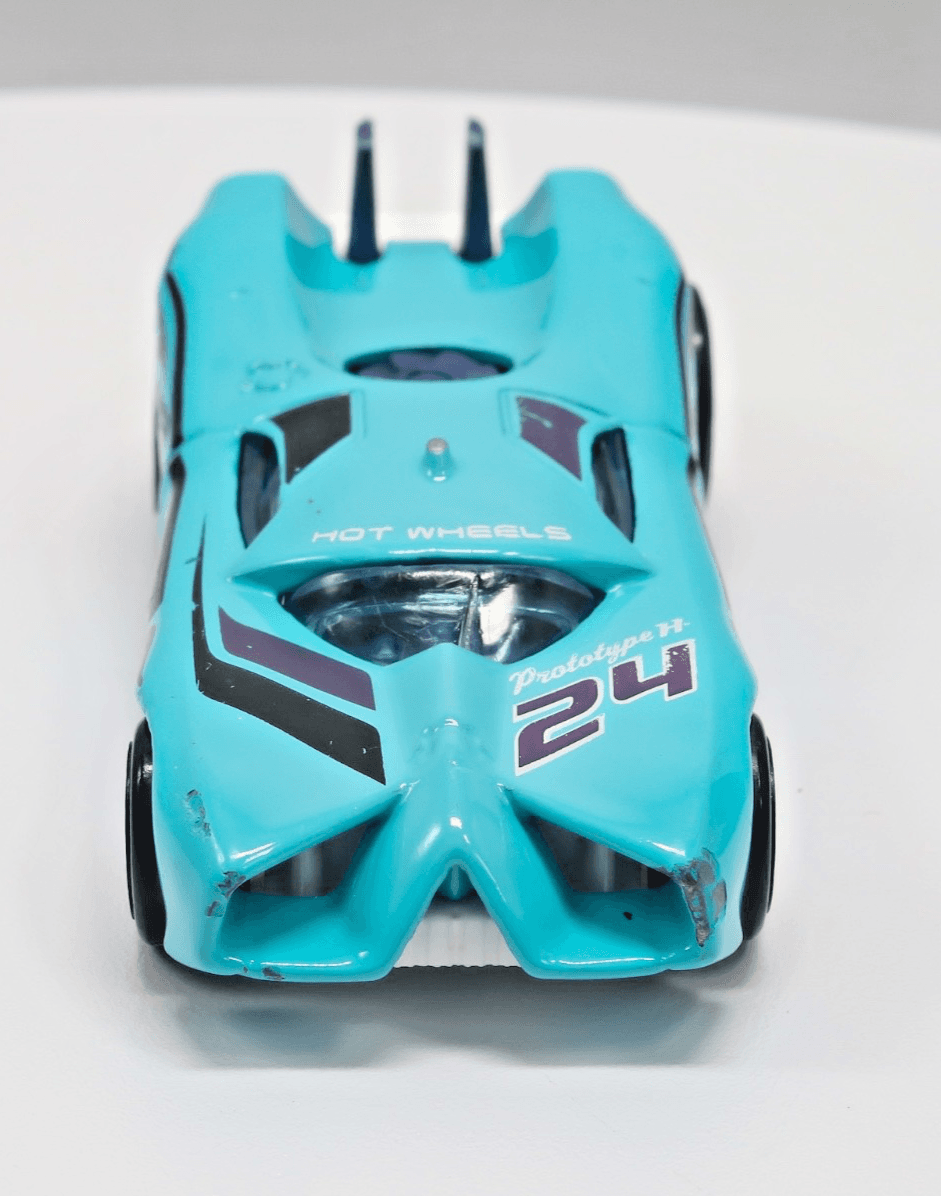 2019 Hot Wheels Muitipack Exclusive ~ PROTOTYPE H-24 ~ Aqua Blue Diecast 1/64 - Thumbnail 7