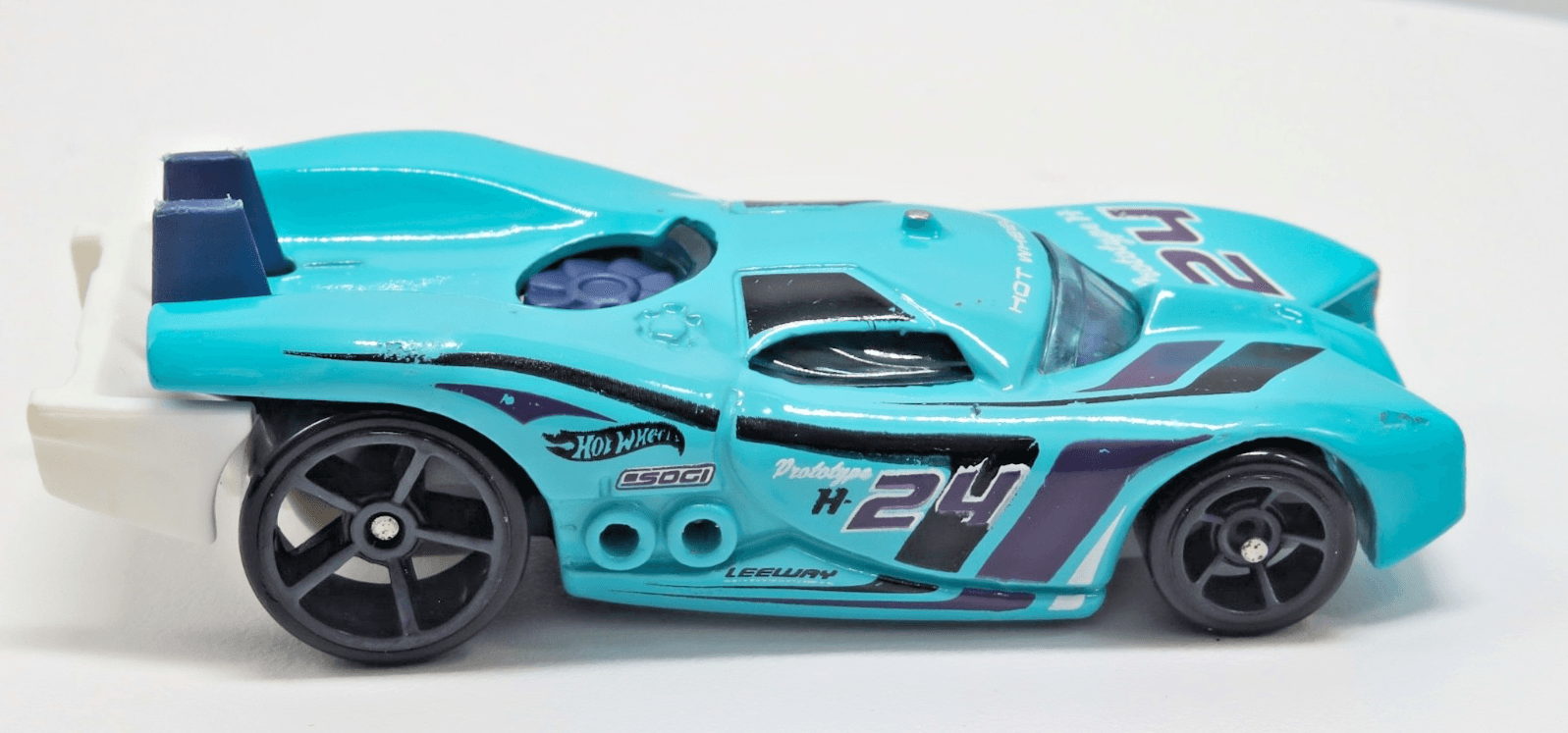 2019 Hot Wheels Muitipack Exclusive ~ PROTOTYPE H-24 ~ Aqua Blue Diecast 1/64 - Thumbnail 3