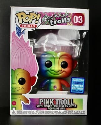 Good Luck Trolls Funko Pop Vinyl Figure - Pink Troll # 03