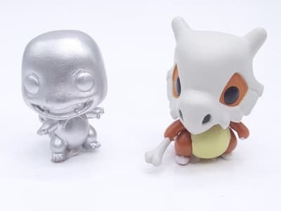 Pokemon Silver Charmander & Cubone FUNKO MINI 1.5”