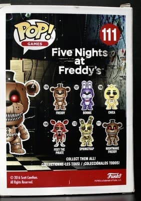 Funko Pop Freddy Flocked Five Nights at Freddy’s - Thumbnail 3