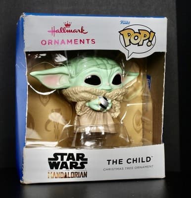 Star Wars Mandalorian The Child Grogu Christmas Tree Ornament 2022 New