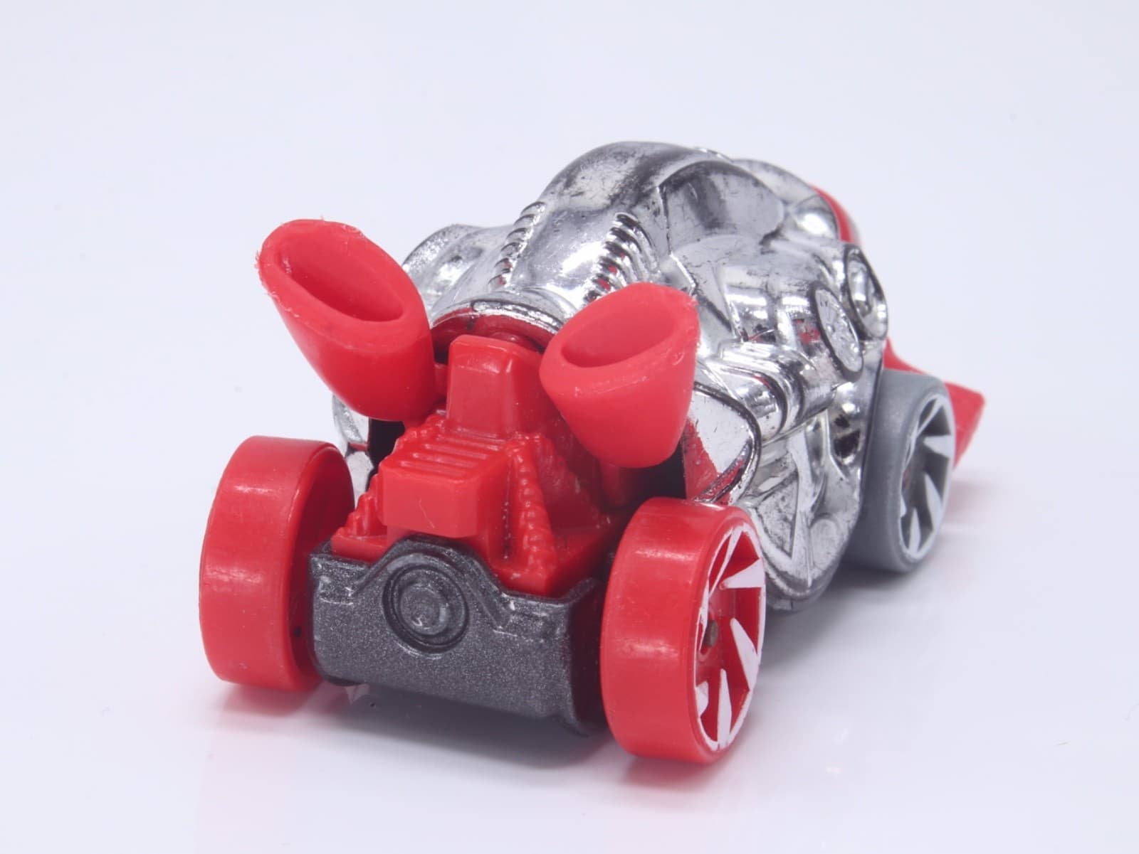 2021 Hot Wheels Street Beasts ~ TURTUSHELL (5/5) ~ 172/250 Silver/Red Diecast - Thumbnail 8