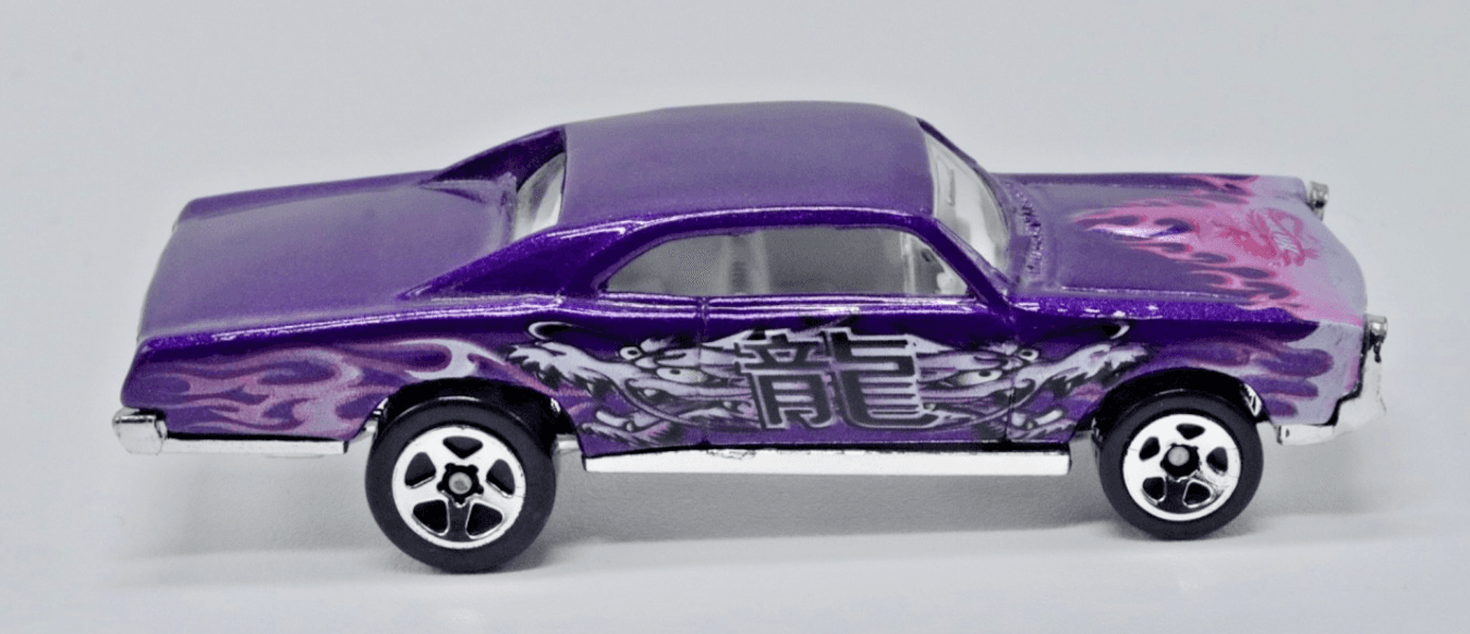 2003 Hot Wheels Dragon Wagons ~ 1967 PONTIAC GTO ~ 2/5 Collector #66 1/64 - Thumbnail 3