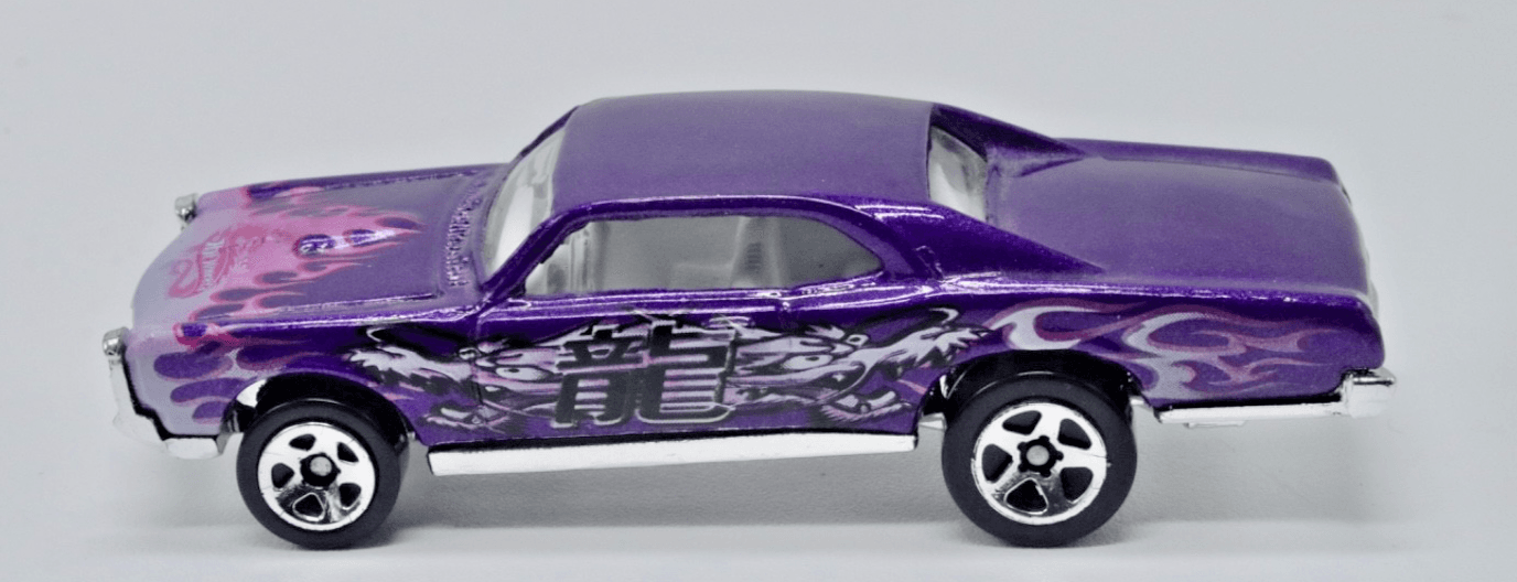 2003 Hot Wheels Dragon Wagons ~ 1967 PONTIAC GTO ~ 2/5 Collector #66 1/64 - Thumbnail 4