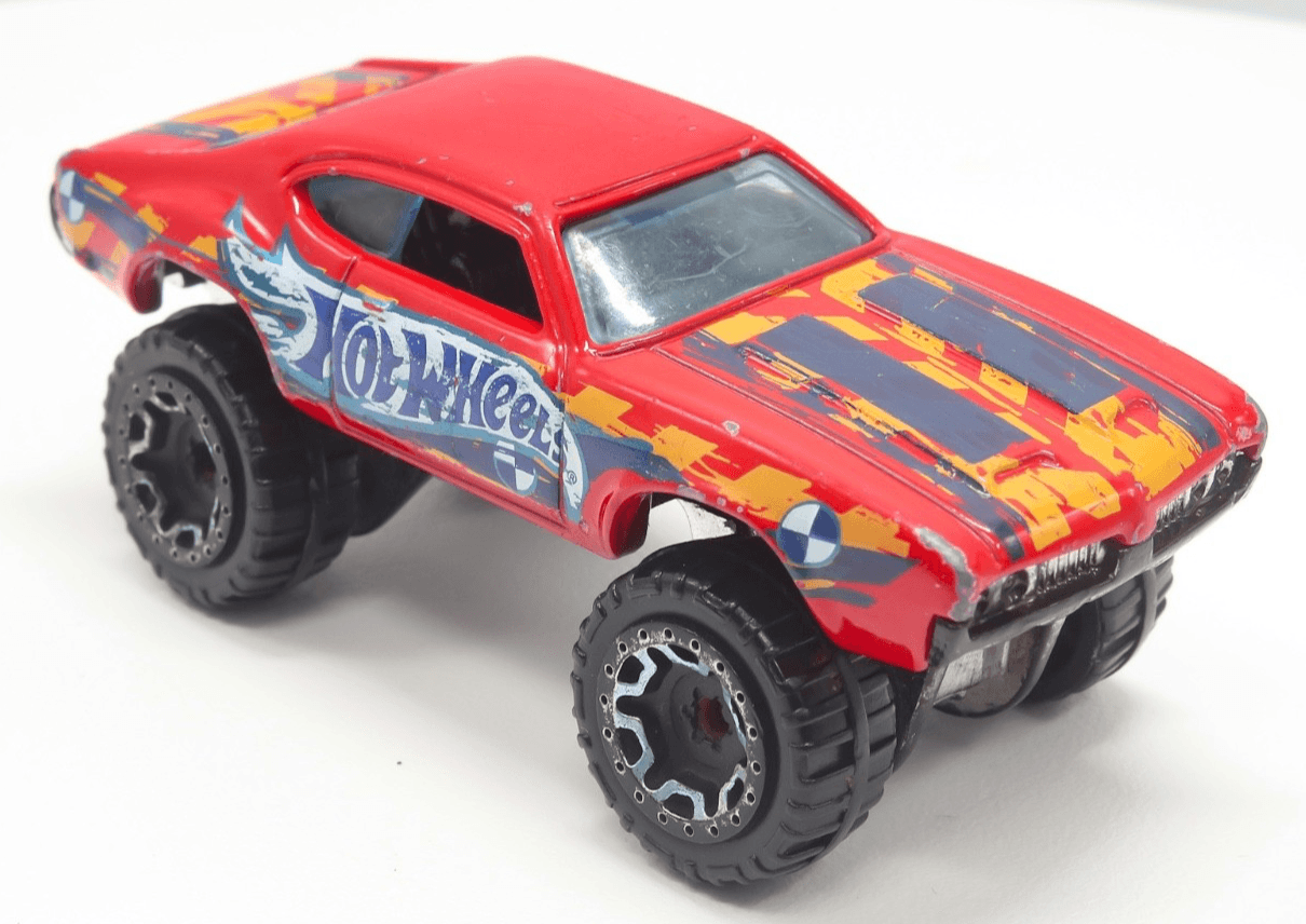 2016 Hot Wheels Daredevils ~ OLDS 442 W-30 (1/10) ~ Red Hi-Rakers 1/64 - Thumbnail 10